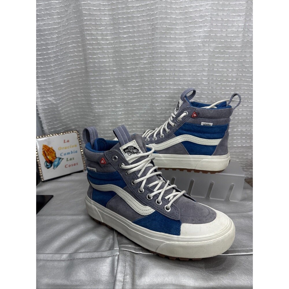 (C2) Vans Off the Wall High Top Suede HEIQ ECO DRY Shoes Sz M 6 / W 7.5 - Picture 2 of 13